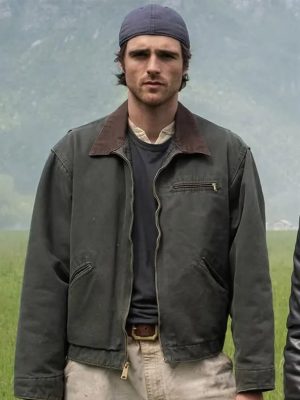 Jacob Elordi The Dog Stars 2026 Green Jacket