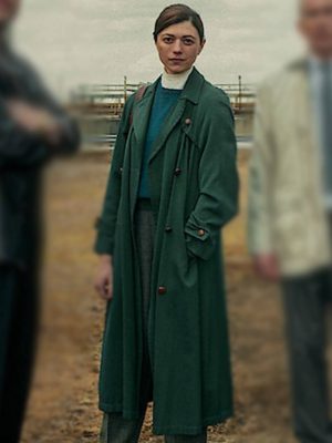 Jasmin Blackborow Legends 2026 Green Trench Coat