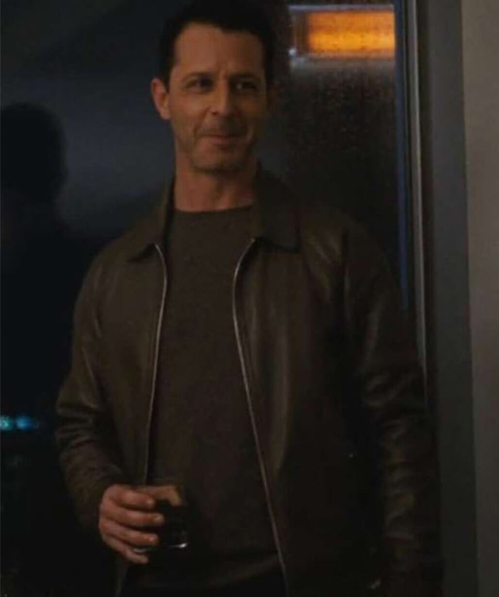 Jeremy Strong Succession S03 Brown Leather Jacket