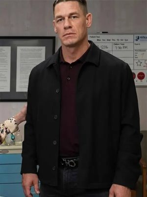 John Cena Little Brother 2026 Black Wool Jacket