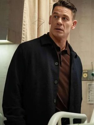 John Cena Little Brother 2026 Black Wool Jacket