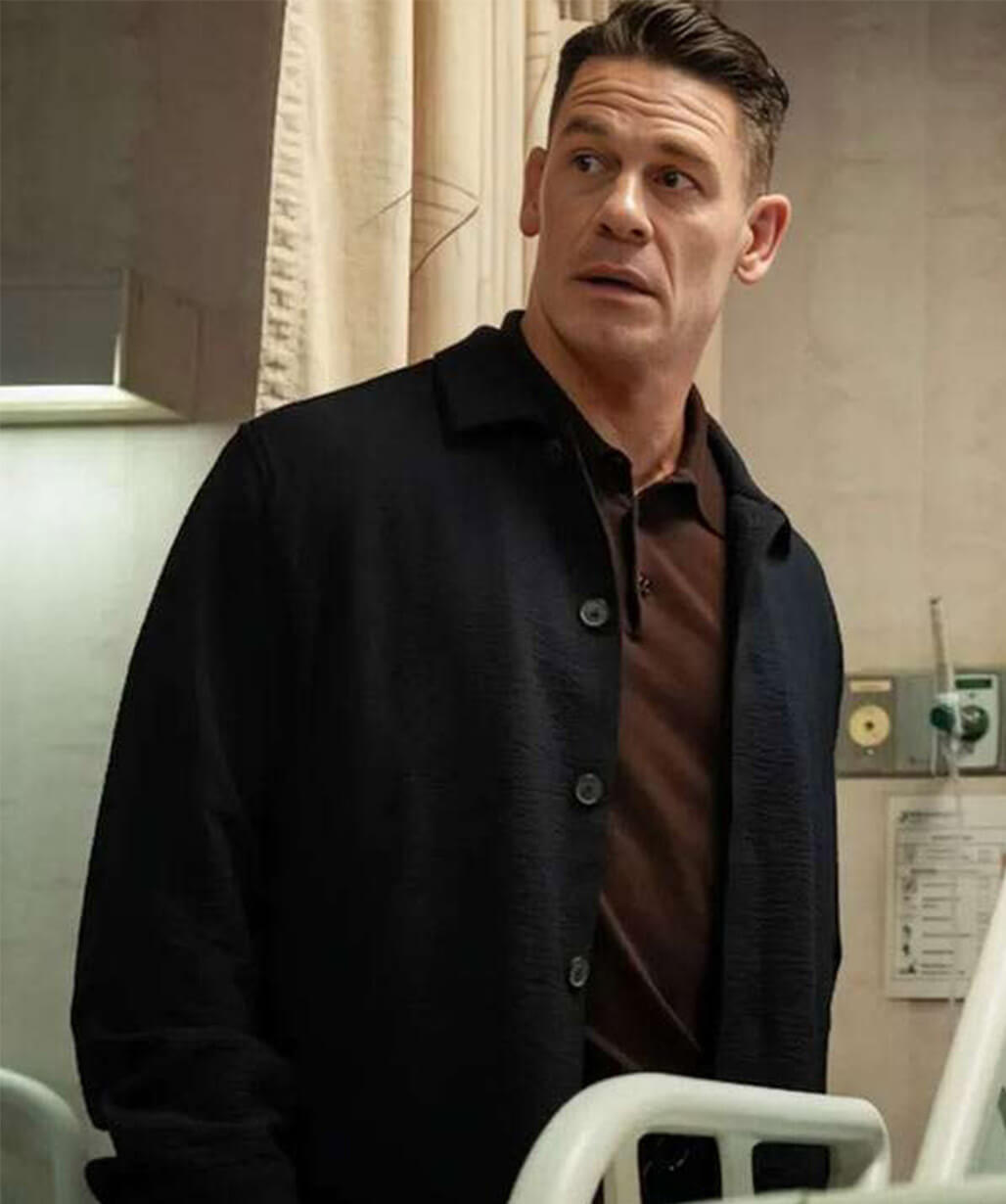 John Cena Little Brother 2026 Black Wool Jacket
