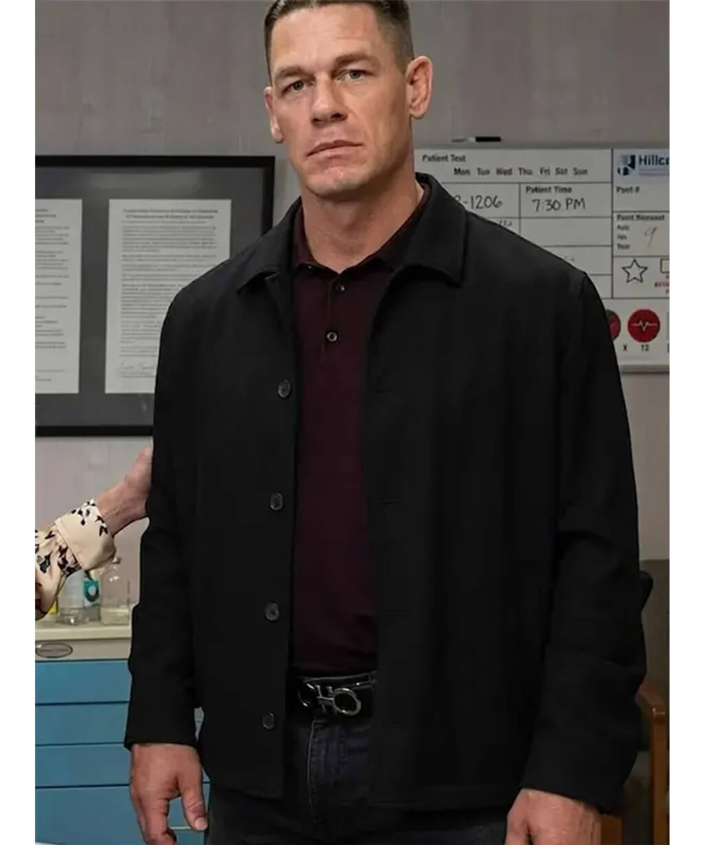 John Cena Little Brother 2026 Black Wool Jacket