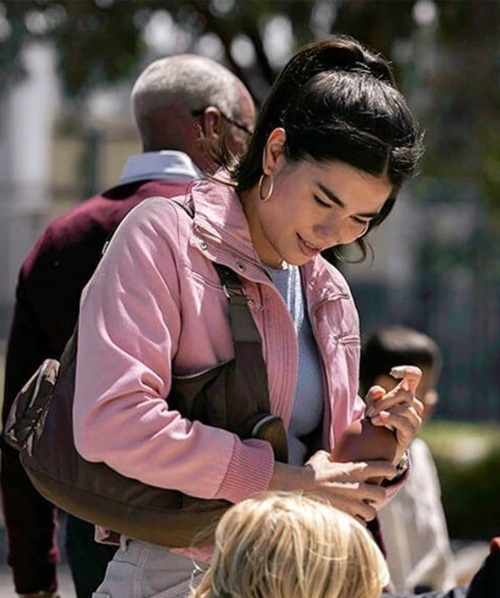 Kartiah Vergara All Her Fault S01 Pink Cotton Jacket