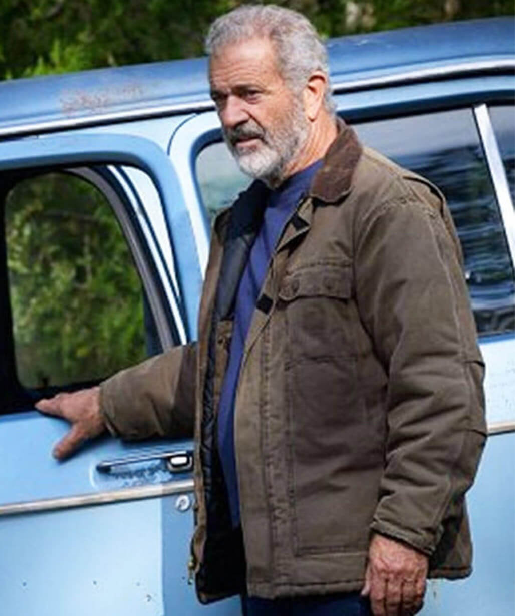 Mel Gibson Hunting S01 Brown Cotton Jacket