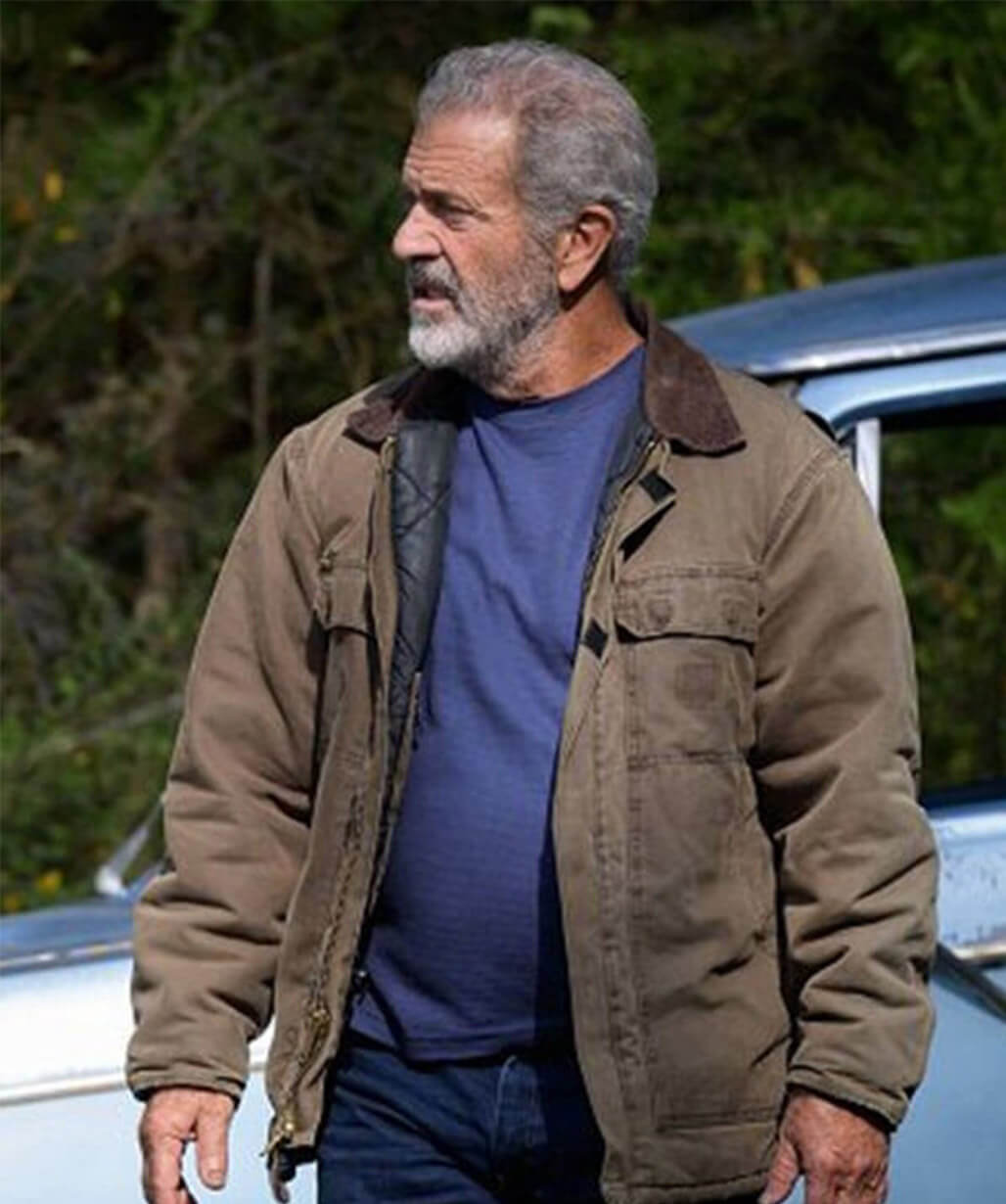 Mel Gibson Hunting S01 Brown Cotton Jacket
