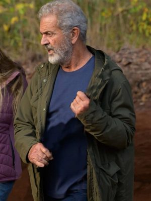 Mel Gibson Hunting S01 Green Cotton Jacket