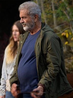 Mel Gibson Hunting S01 Green Cotton Jacket