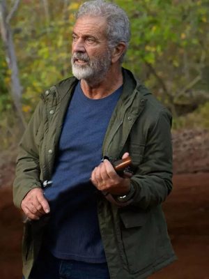 Mel Gibson Hunting S01 Green Cotton Jacket
