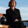 Miss You Love You 2026 Allison Janney Black Wool Coat