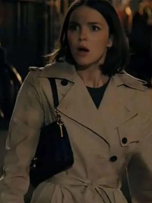 Not Suitable For Work 2026 Ella Hunt Beige Trench Coat