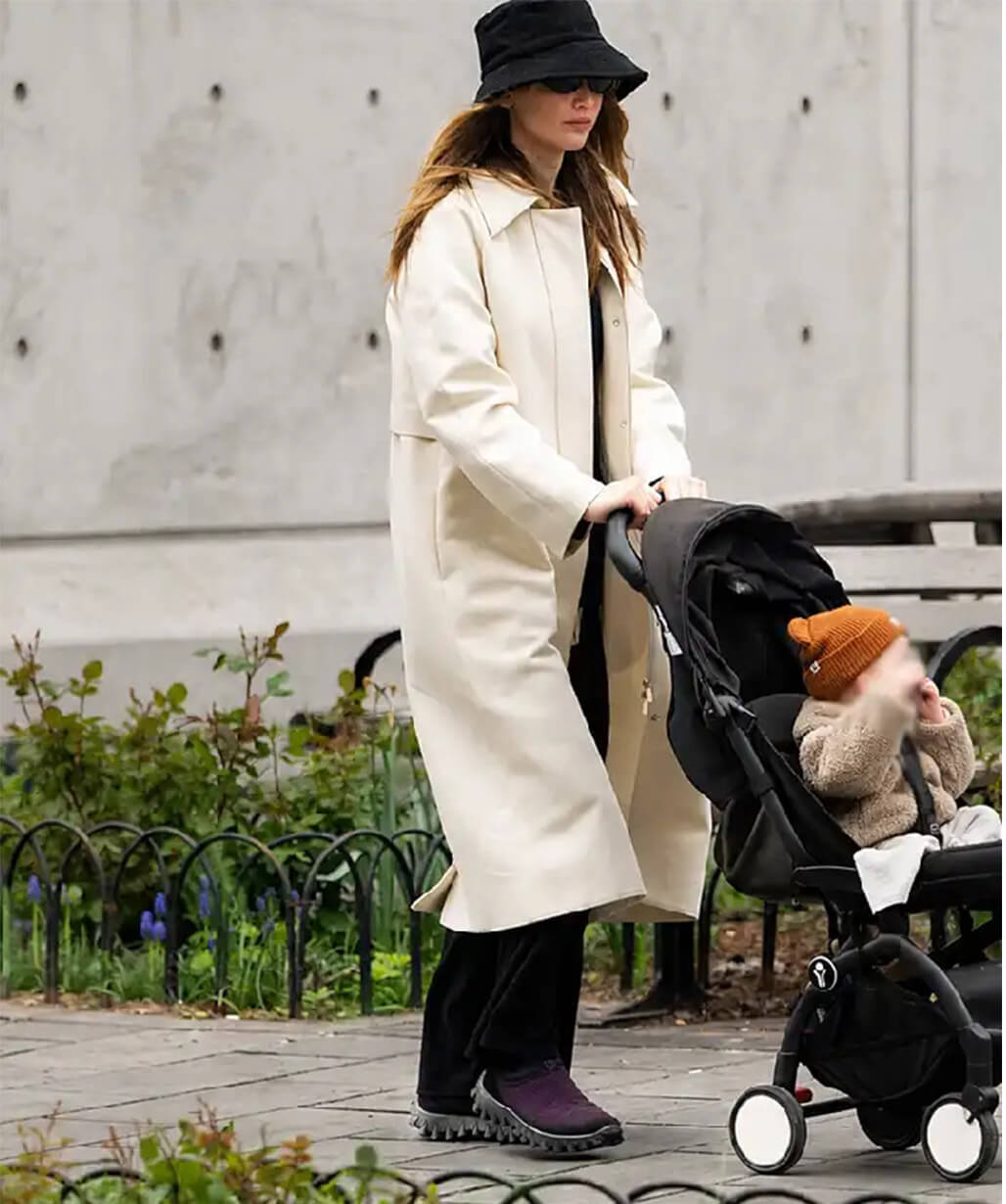 NYC 2026 Jennifer Lawrence Wool Coat