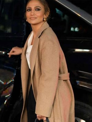 Office Romance 2026 Jennifer Lopez Wool Coat