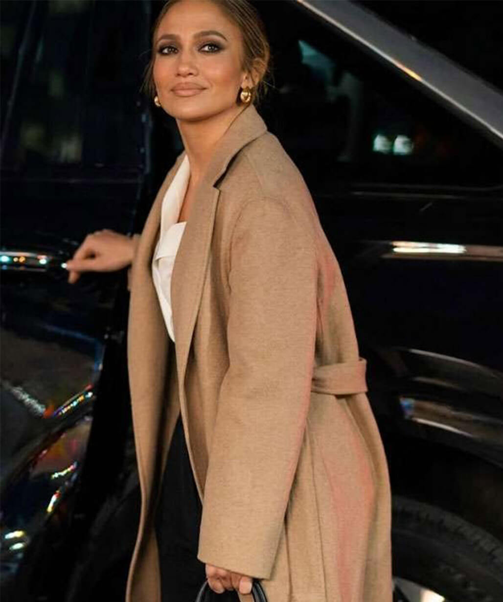 Office Romance 2026 Jennifer Lopez Wool Coat
