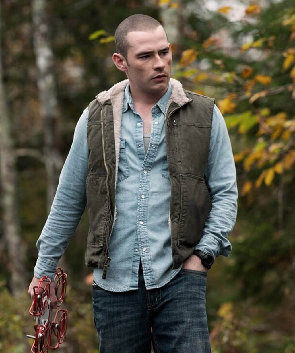 Randall Kirkland From S02 Green Cotton Vest