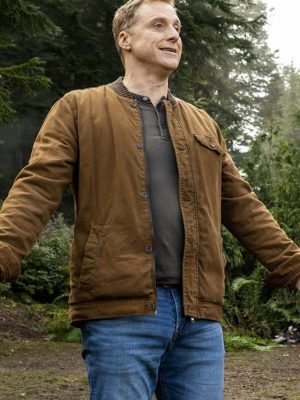 Resident Alien S02 Alan Tudyk Brown Cotton Jacket