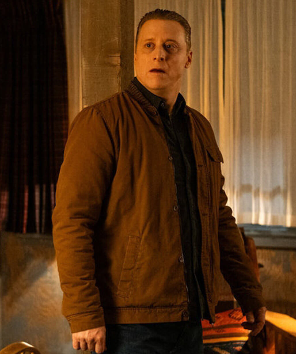 Resident Alien S02 Alan Tudyk Brown Cotton Jacket