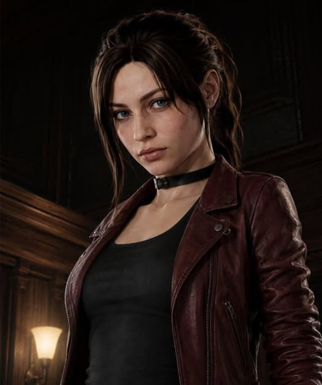 Resident Evil - Code: Veronica Claire Leather Jacket
