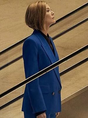 Rosamund Pike Ladies First 2026 Blue Blazer
