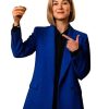 Rosamund Pike Ladies First 2026 Blue Blazer