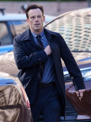 Scoot McNairy Furious 2026 Blue Cotton Coat