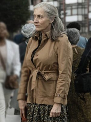 Slow Horses S03 Saskia Reeves Brown Cotton Jacket
