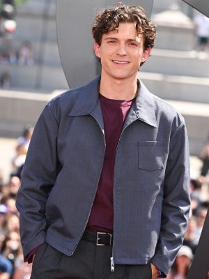Spider-Man: Brand New Day 2026 Tom Holland Grey Jacket