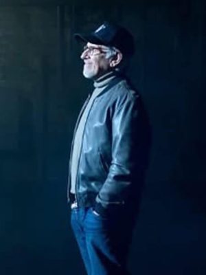 Steven Spielberg Disclosure Day 2026 Brown Leather Jacket