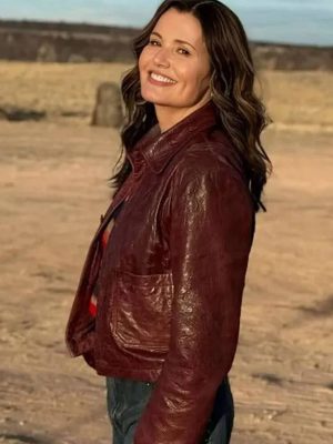 The Boroughs 2026 Geena Davis Leather Jacket