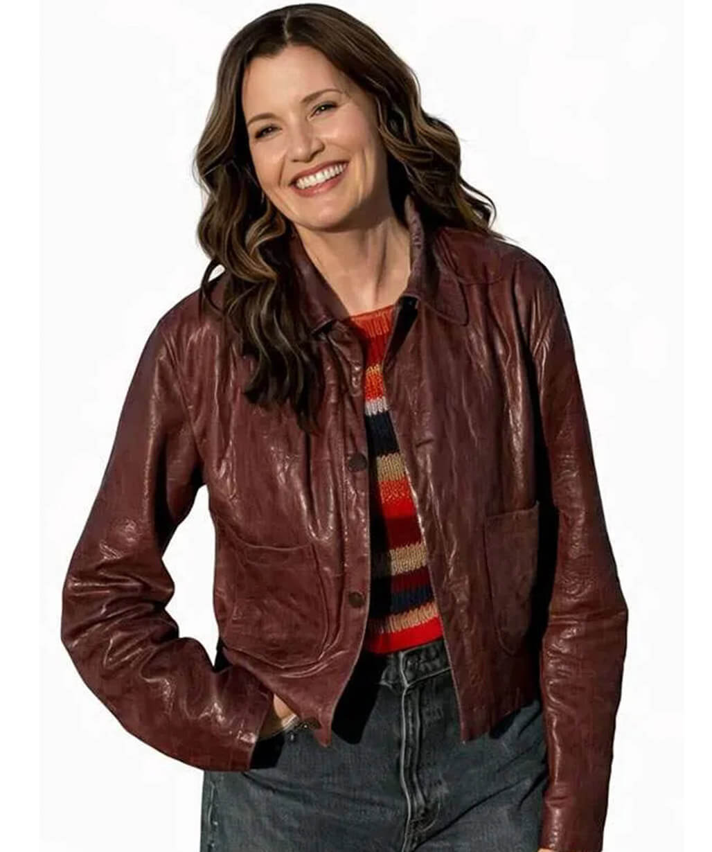 The Boroughs 2026 Geena Davis Leather Jacket