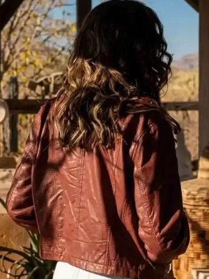 The Boroughs 2026 Geena Davis Leather Jacket