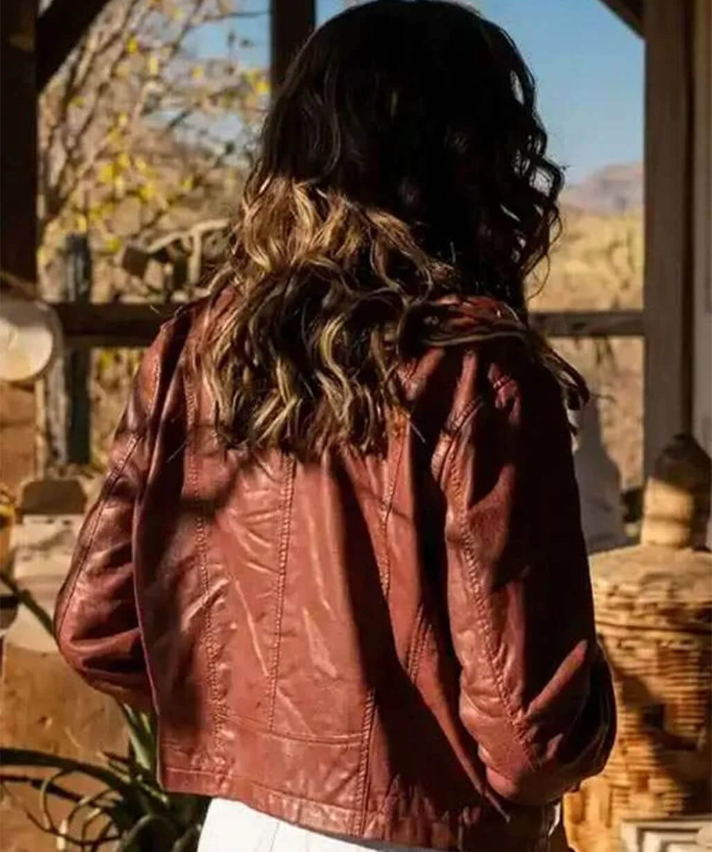 The Boroughs 2026 Geena Davis Leather Jacket
