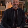 The Four Seasons 2026 Steve Carell Suede Bomber Jacket