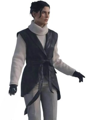 007 First Light 2026 Isola Vale Black Leather Vest