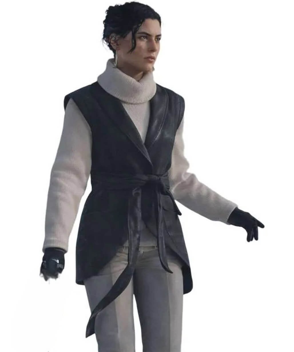 007 First Light 2026 Isola Vale Black Leather Vest