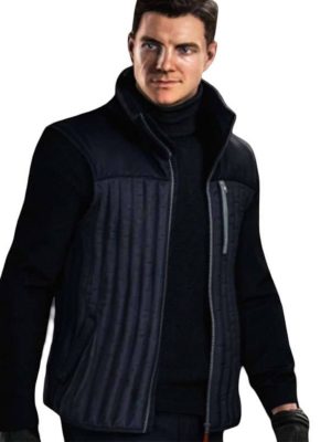 007 First Light 2026 James Bond Black Quilted Vest