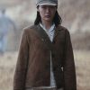 3 Body Problem Young Ye Wenjie Brown Suede Jacket