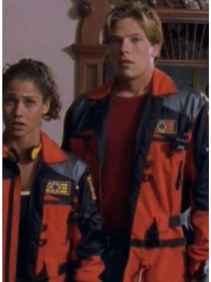 Power rangers Lightspeed Rescue Carter Grayson Red Cotton Jacket