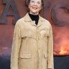 Annette Bening Dutton Ranch 2026 Suede Fringe Jacket