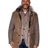Buddy 2026 Keegan-Michael Key Suede Shearling Coat