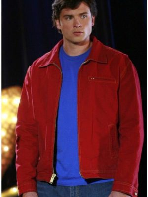 Clark Kent Smallville Red Cotton Jacket