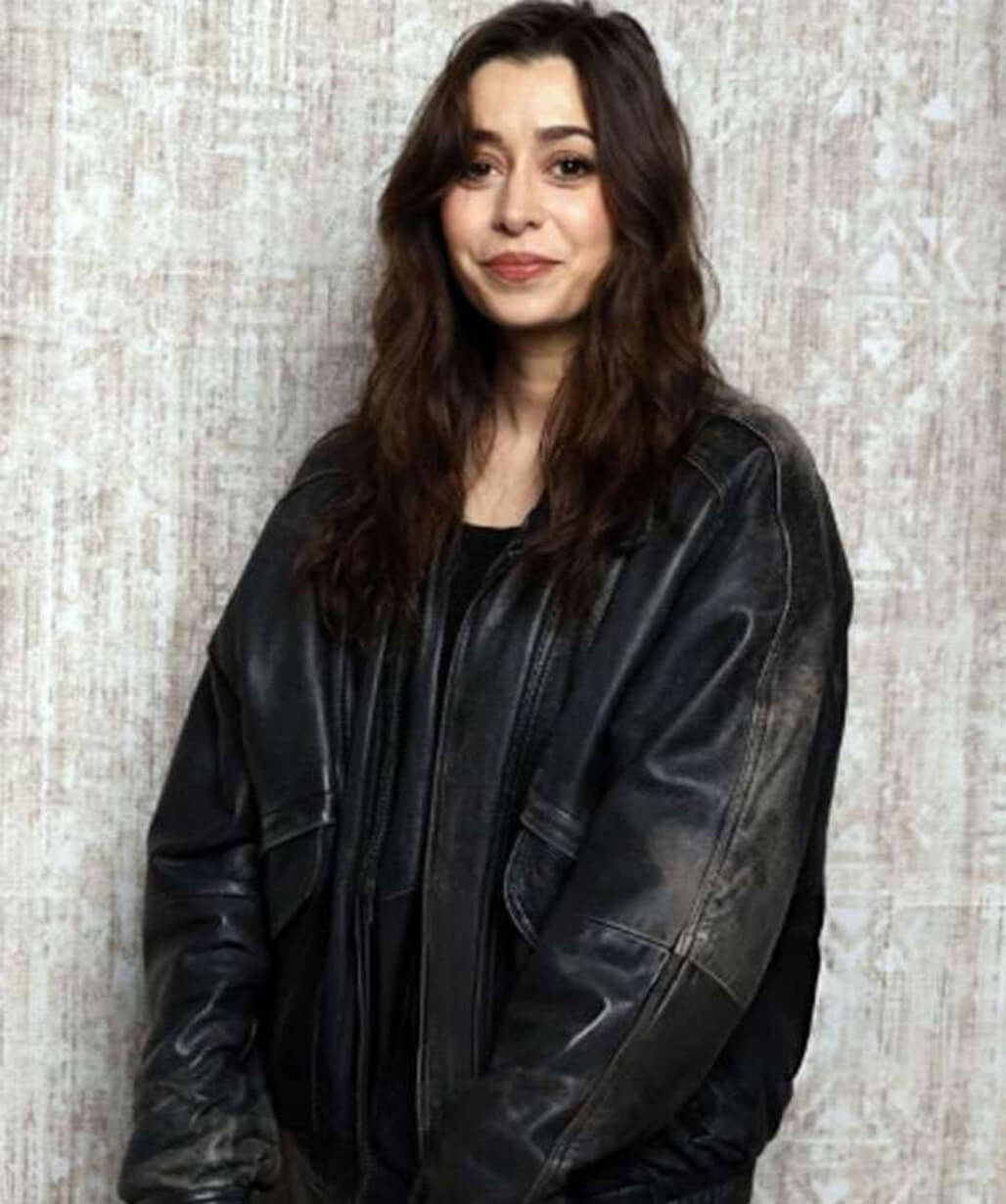 Cristin Milioti Buddy 2026 Black Leather Jacket