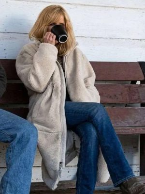 Dutton Ranch 2026 Kelly Reilly Sherpa Coat