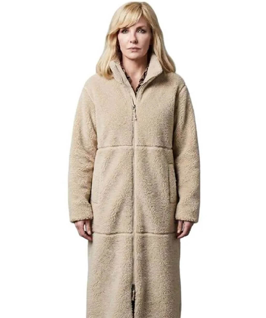 Dutton Ranch 2026 Kelly Reilly Sherpa Coat