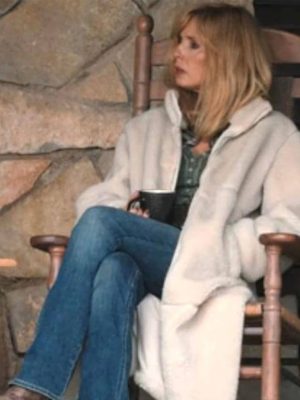 Dutton Ranch 2026 Kelly Reilly Sherpa Coat