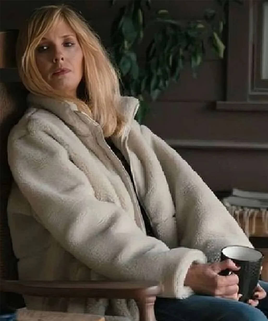 Dutton Ranch 2026 Kelly Reilly Sherpa Coat