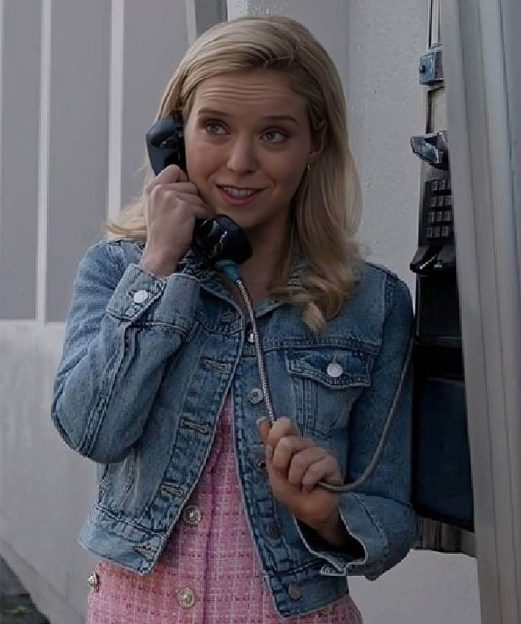 Elle 2026 Lexi Minetree Blue Denim Jacket