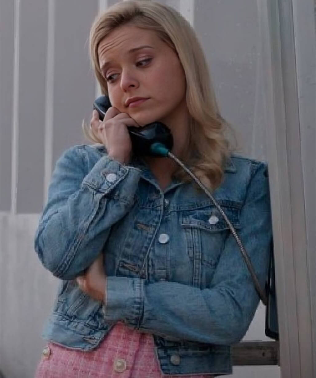 Elle 2026 Lexi Minetree Blue Denim Jacket