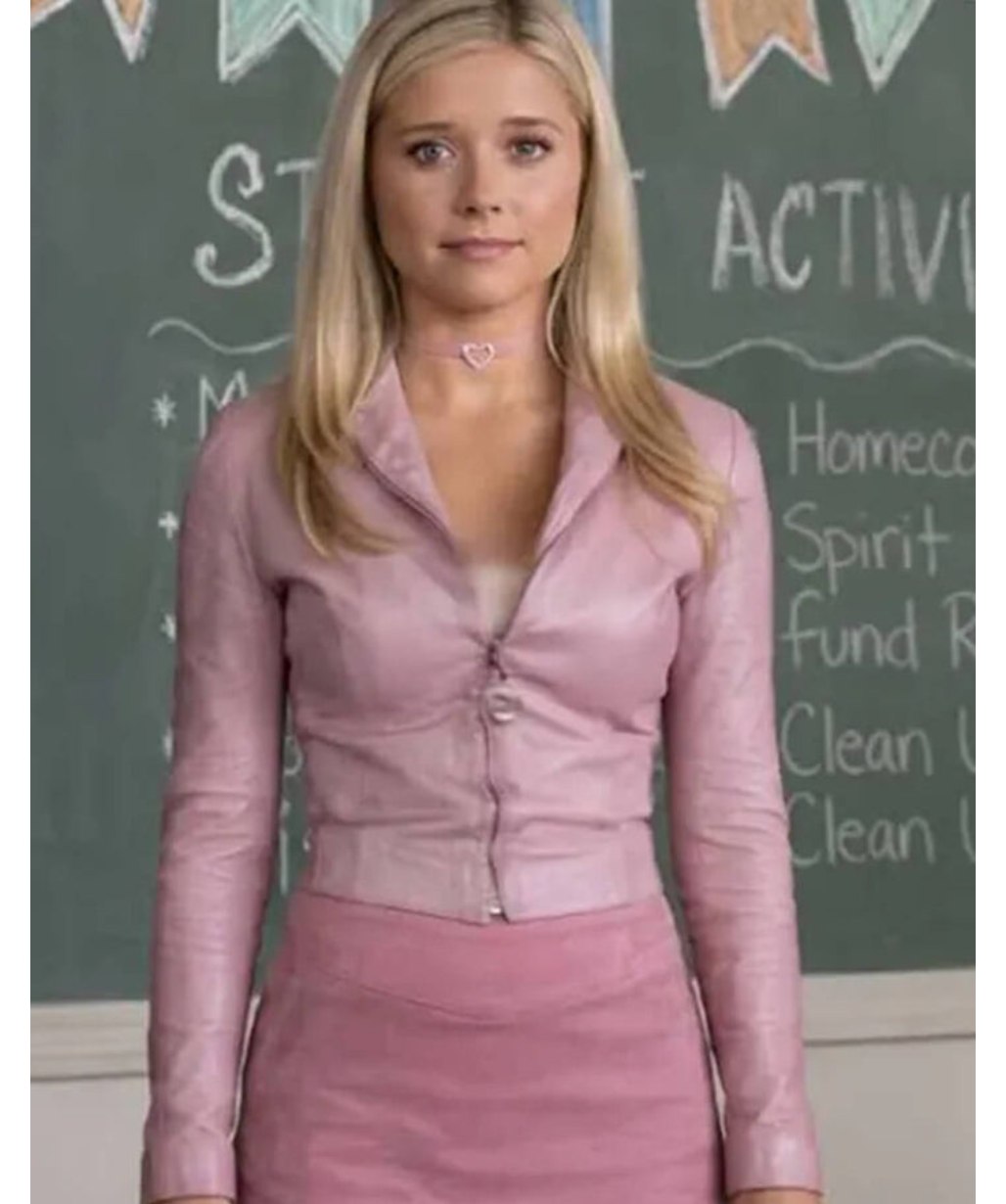 Elle Woods Elle S01 Pink Leather Jacket