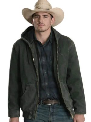 Finn Little Dutton Ranch 2026 Green Hooded Jacket